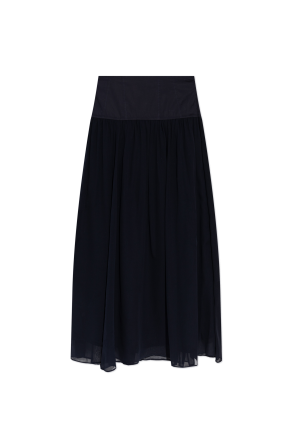 スカート BALENCIAGA SKIRT (838764TRO31 1055) Navy blue Skirt with embroidered logo Balenciaga - Vitkac AS